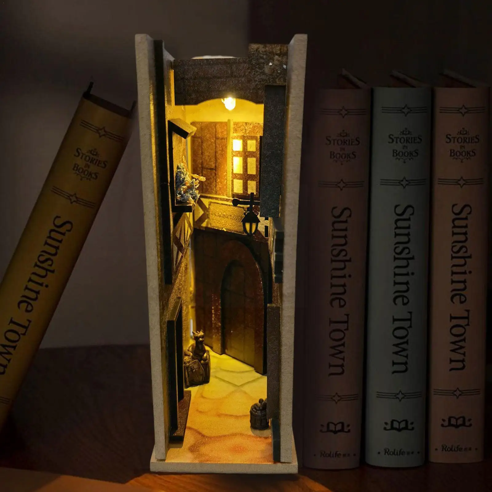 Diy Book Nook Wooden Bookcase Bookend Bookshelf 3d Assembled Old House Model Building Kit For Children Birthday Gift Q8n2
Diy Book Nook Wooden Bookcase Bookend Bookshelf 3d Assembled Old House Model Building Kit For Children Birthday Gift Q8n2