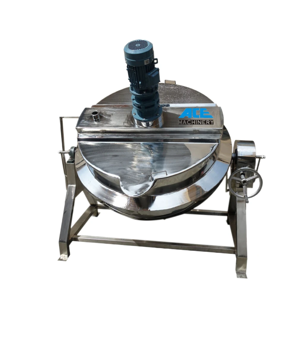 Industrial Planetary Stirring Cooking Machine Hydraulic Control Pot Kettle Tilting Jacketed Mixer On Sale
Industrial Planetary Stirring Cooking Machine Hydraulic Control Pot Kettle Tilting Jacketed Mixer On Sale