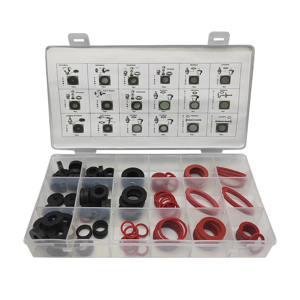 Auto Parts O-ring Black+red Universal 141pcs/set Assortment Car Accessories Flat Washers Hydraulic Seal Kit Replacement
Auto Parts O-ring Black+red Universal 141pcs/set Assortment Car Accessories Flat Washers Hydraulic Seal Kit Replacement