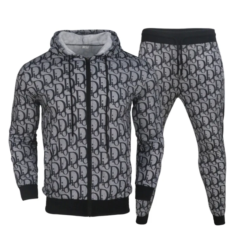 Amazon cross-border men's autumn and winter suits casual men's European and American tide brand hip-hop sportswear M-3XL
Amazon cross-border men's autumn and winter suits casual men's European and American tide brand hip-hop sportswear M-3XL