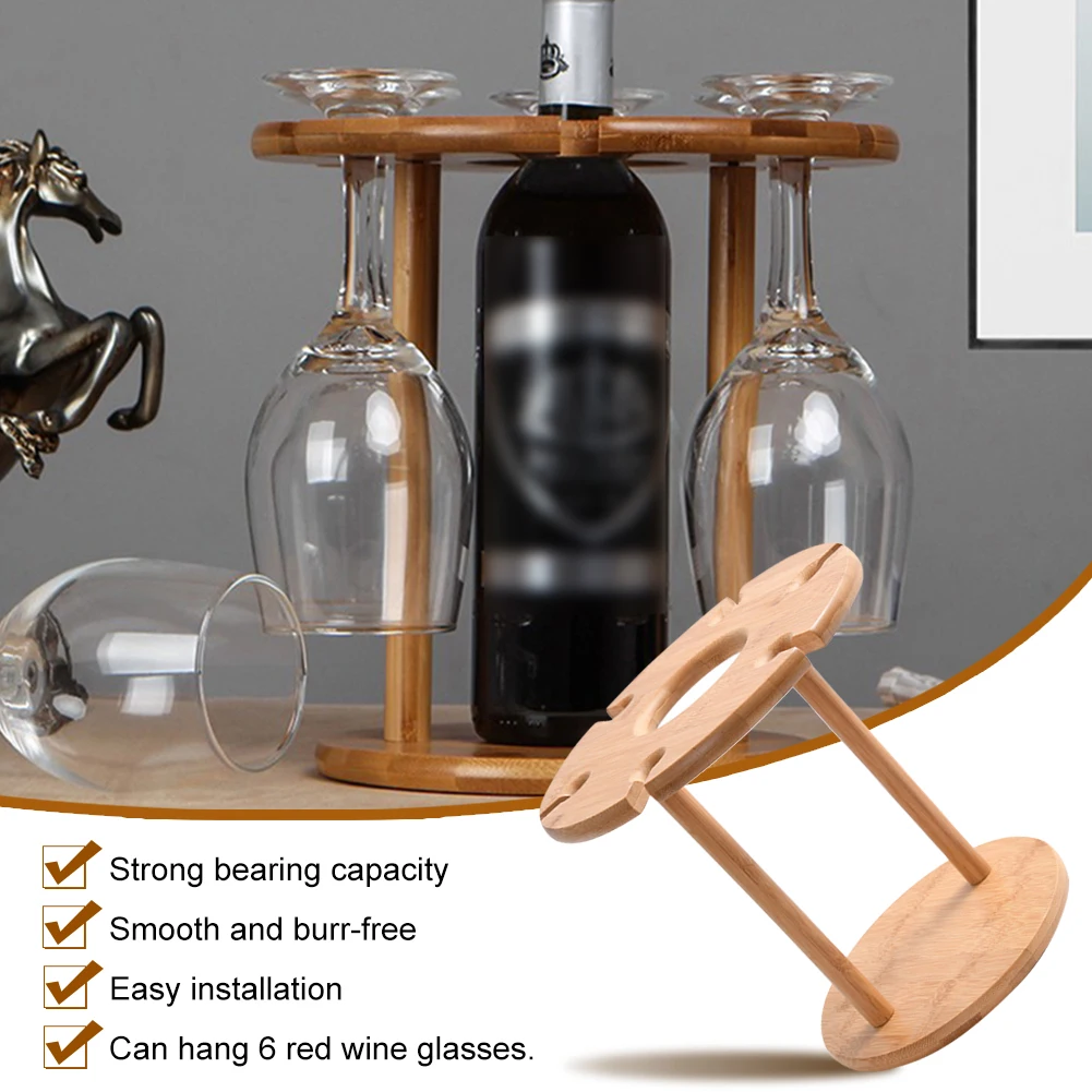 Wooden Tabletop Red Wine Rack Glass Cup Holder Classification Hanging Glass Cup Shelf For Home Bar Glass Bottle Storage Stand
Wooden Tabletop Red Wine Rack Glass Cup Holder Classification Hanging Glass Cup Shelf For Home Bar Glass Bottle Storage Stand