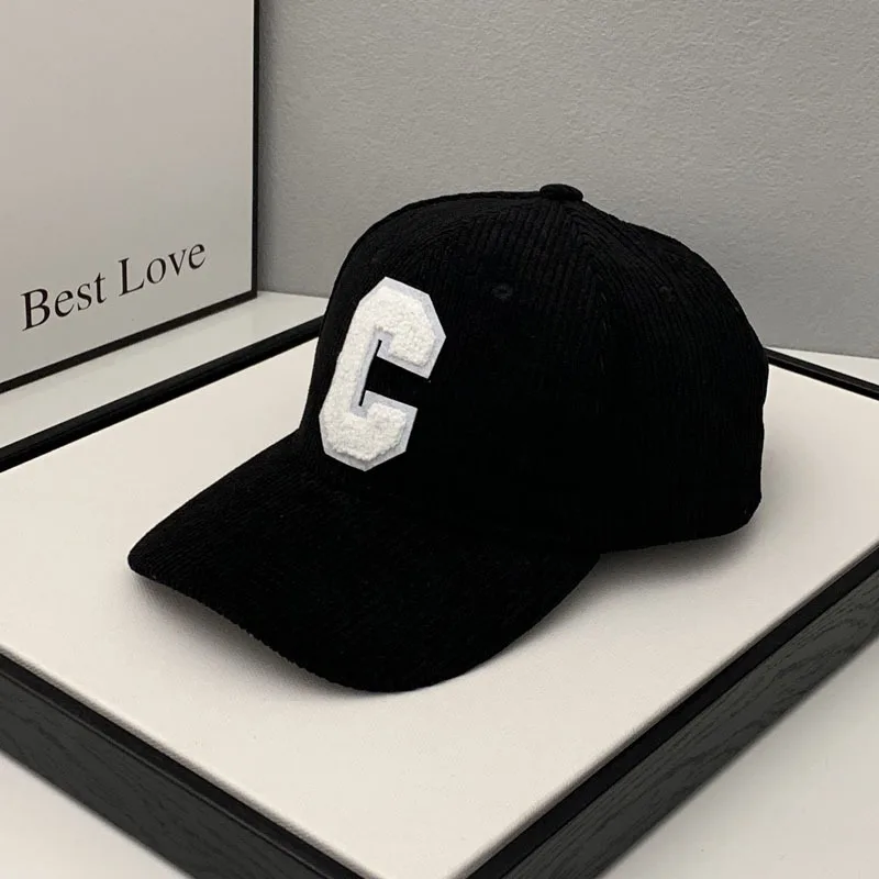 Baseball Cap for Women Winter Autumn Thick Corduroy Sport Letter C Hats Towel Embroidery Men's Snapback Cap
Baseball Cap for Women Winter Autumn Thick Corduroy Sport Letter C Hats Towel Embroidery Men's Snapback Cap
