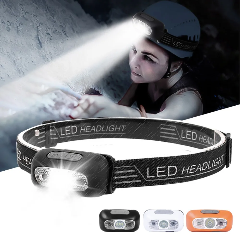 Outdoor LED Headlamp USB Rechargeable Head Torch Light Waterproof Flashlight Body Motion Sensor Lamp for Camping Fishing Hiking
Outdoor LED Headlamp USB Rechargeable Head Torch Light Waterproof Flashlight Body Motion Sensor Lamp for Camping Fishing Hiking