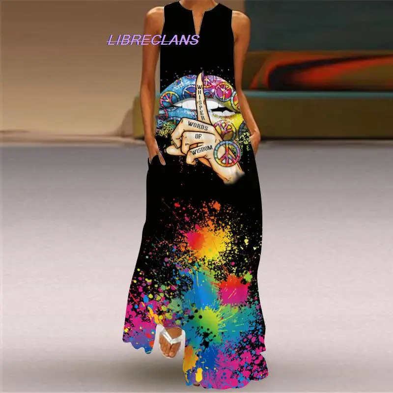 lip Sexy Girl Human Face Summer Vintage Women's Dresss 3D Printed Long Dresses Robe Elegant Sleeveless Maxi Party Dress Sundress
lip Sexy Girl Human Face Summer Vintage Women's Dresss 3D Printed Long Dresses Robe Elegant Sleeveless Maxi Party Dress Sundress