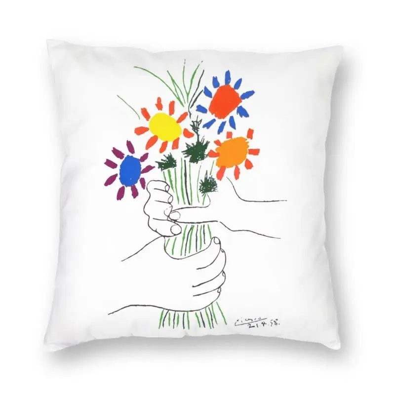 Pablo Picasso Bouquet Of Peace Cushion Cover 45x45 Home Decorative Print Throw Pillow for Car Double-sided
Pablo Picasso Bouquet Of Peace Cushion Cover 45x45 Home Decorative Print Throw Pillow for Car Double-sided