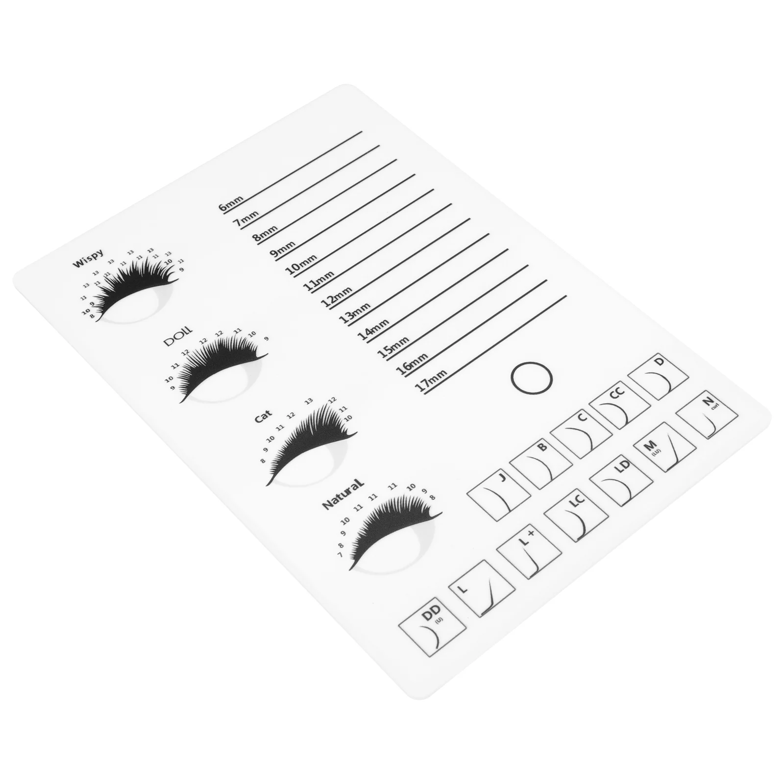 

Eyelash Lash Tray Extension Holder False Board Display Grafting Acrylic Organizer Pallet Storage Plate Tool Eyelashses Lashes
