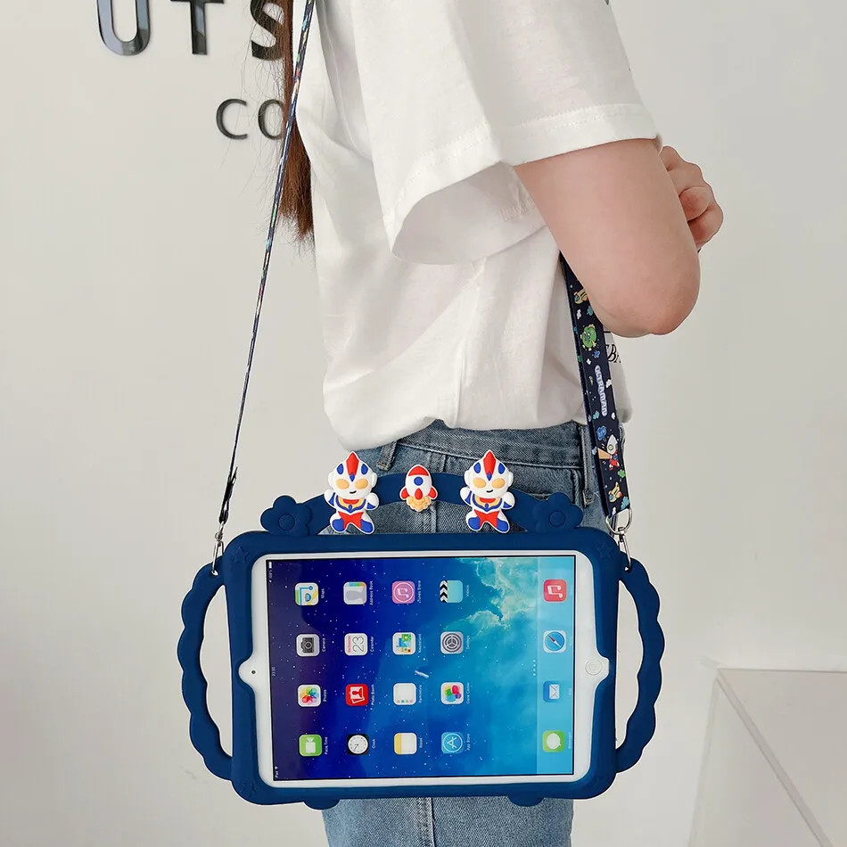 Full Body Protective Silicone Case for Oppo Pad 11 Kids Safe Cover with Handle Funda Bracket+Shoulder Strap
Full Body Protective Silicone Case for Oppo Pad 11 Kids Safe Cover with Handle Funda Bracket+Shoulder Strap