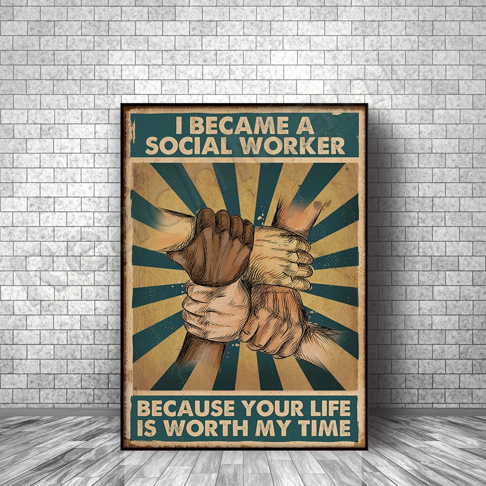 I became a social worker because your life is worth my time Poster Black Livers Matter Poster Home Decor Poster
I became a social worker because your life is worth my time Poster Black Livers Matter Poster Home Decor Poster