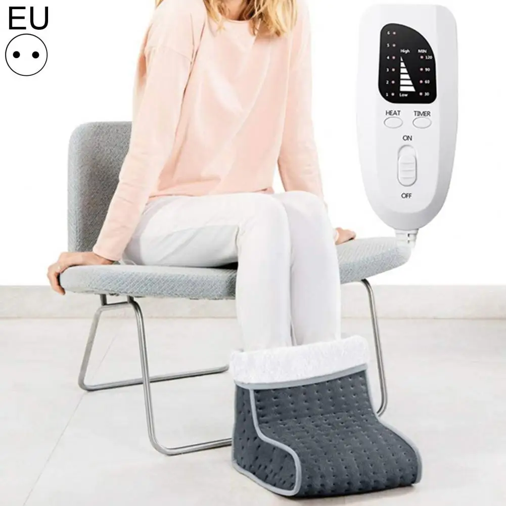 1 Set Foot Warmer Uniform Heating 6 Gears Temperature Control Plug-in Timing Setting EU Plug Heating Shoes for Home
1 Set Foot Warmer Uniform Heating 6 Gears Temperature Control Plug-in Timing Setting EU Plug Heating Shoes for Home