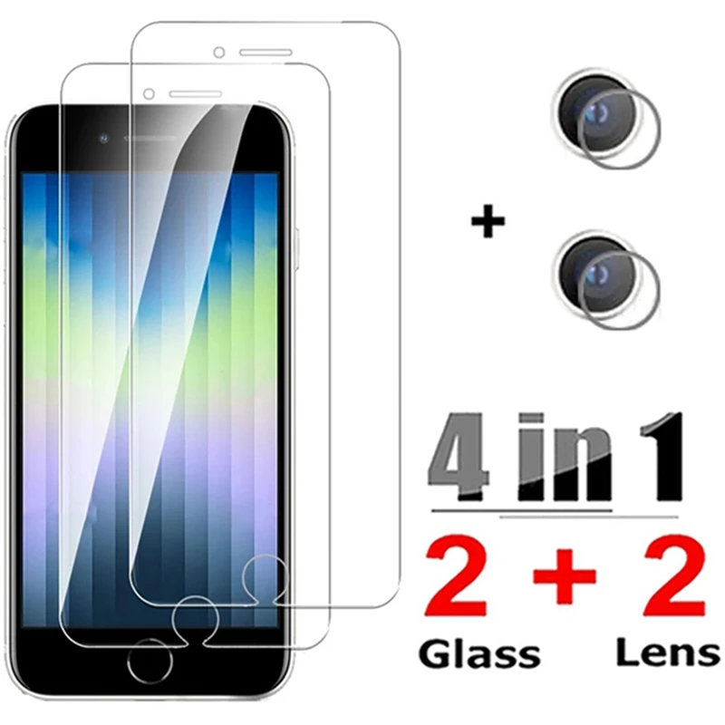 4-in-1 Tempered Glass For iPhone SE 2022 Screen Protector Camera Lens Film for Phone SE 2020 SE2 SE3 SE2022 Protective Glass
4-in-1 Tempered Glass For iPhone SE 2022 Screen Protector Camera Lens Film for Phone SE 2020 SE2 SE3 SE2022 Protective Glass