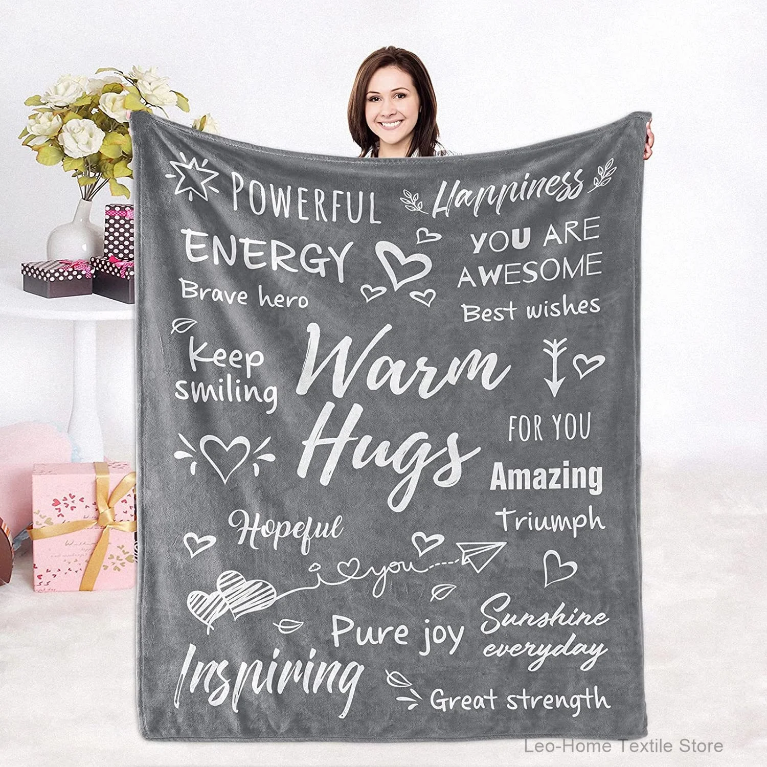 Get Well Soon Gray Hug Blanket Gifts for Women Men Sister for Birthday Retirement Friendship Mothers Day
Get Well Soon Gray Hug Blanket Gifts for Women Men Sister for Birthday Retirement Friendship Mothers Day