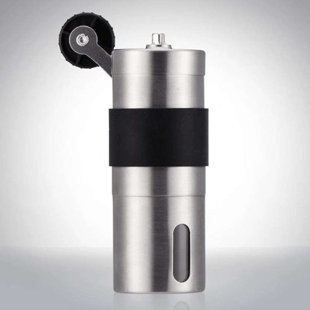 Бытовая кофемолка из нержавеющей стали, измельчитель зерен, портативный ручной прибор для кухни 
Бытовая кофемолка из нержавеющей стали, измельчитель зерен, портативный ручной прибор для кухни