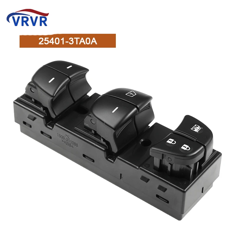 Переключатель главного окна питания 25401-3TA0A 254013TA 0A для Nissan Teana 2013-2018
Переключатель главного окна питания 25401-3TA0A 254013TA 0A для Nissan Teana 2013-2018