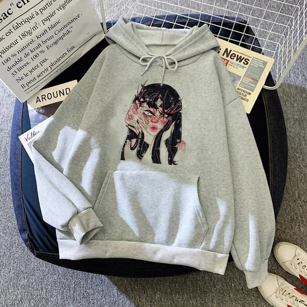 Junji Ito толстовки женские 2023 аниме зимняя смешная одежда женская с капюшоном 90-х
Junji Ito толстовки женские 2023 аниме зимняя смешная одежда женская с капюшоном 90-х