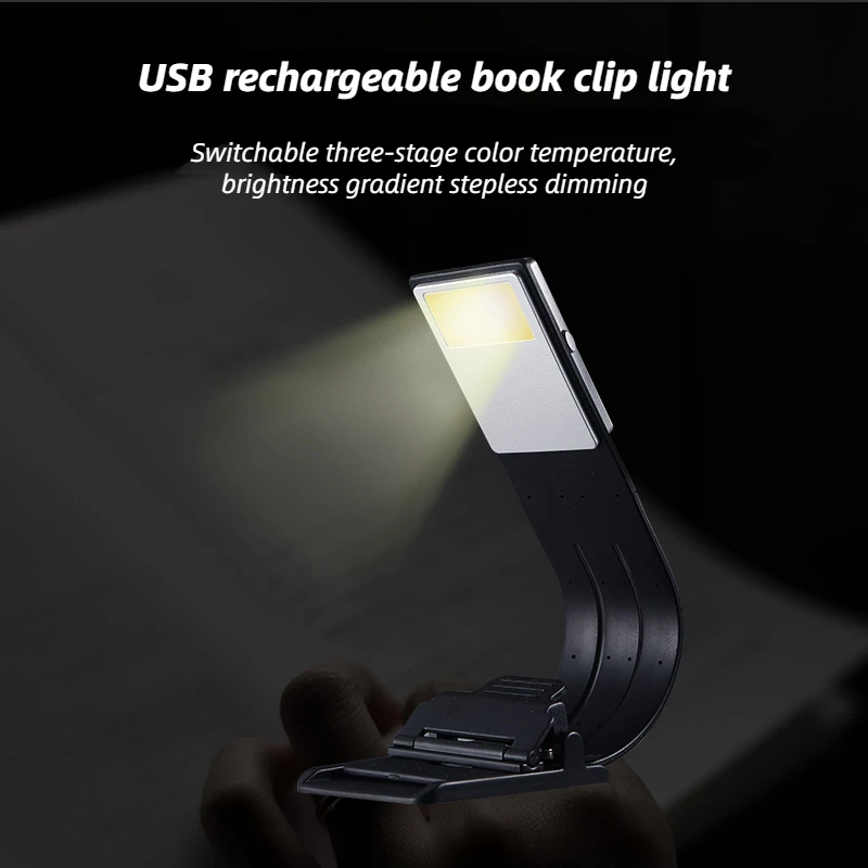 LED Reading Book Clip Light Dimmable USB Rechargeable Lamp Flexible Detachable Clip Portable For Ebook Reader LED Book Light
LED Reading Book Clip Light Dimmable USB Rechargeable Lamp Flexible Detachable Clip Portable For Ebook Reader LED Book Light