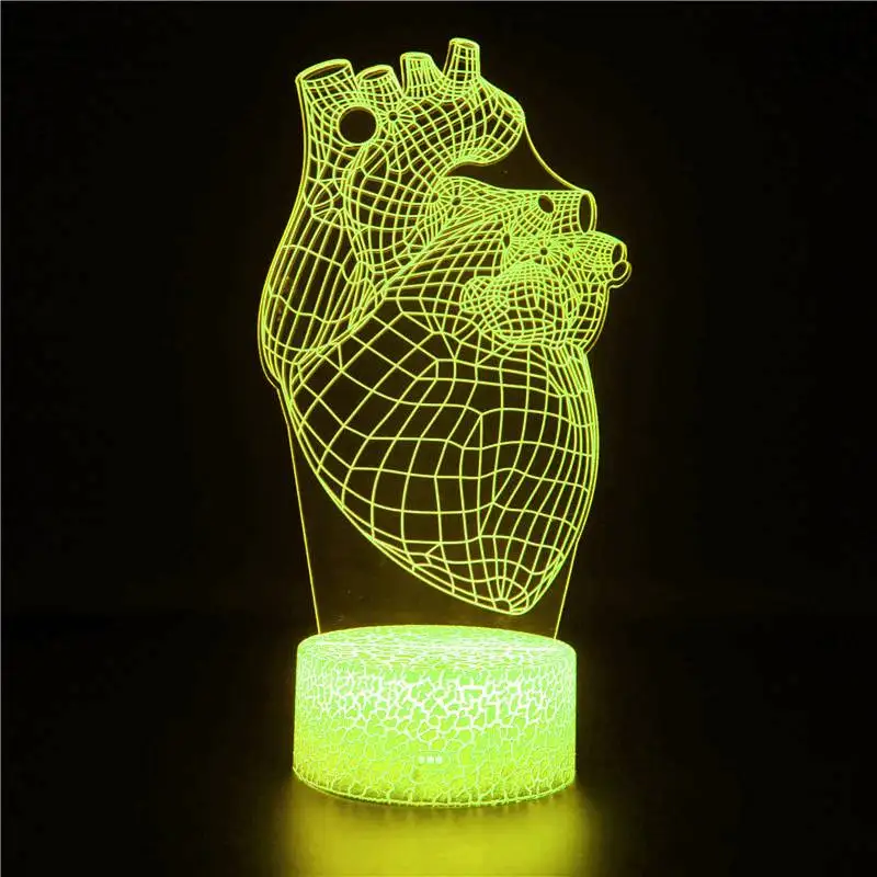 Nighdn Heart 3D Table Lamp 7 Color Changing Touch LED Night Light Home Bedroom Decor Baby Kids Sleeping Toys Teens Xmas Gifts
Nighdn Heart 3D Table Lamp 7 Color Changing Touch LED Night Light Home Bedroom Decor Baby Kids Sleeping Toys Teens Xmas Gifts