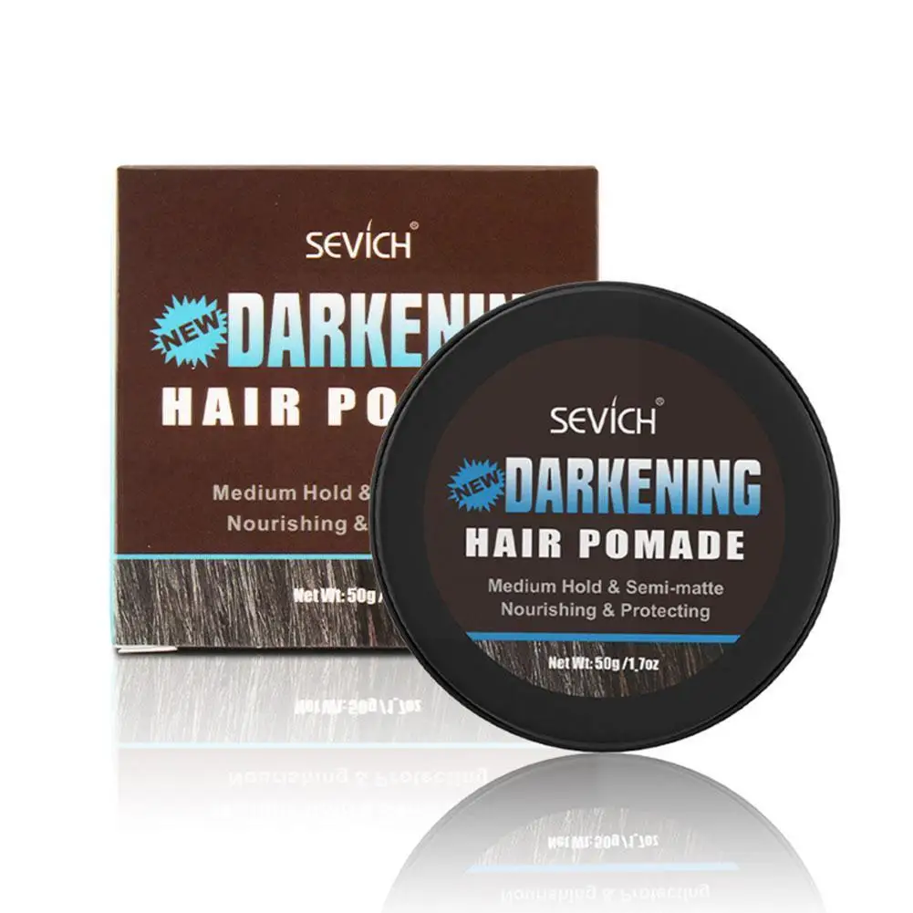 50g Strong Hold Hair Waxes Temporary Black Hair Color Sprays Hair Mud Darkening Pomade Hair Hold Strong Styling Wax Hair S8F8
50g Strong Hold Hair Waxes Temporary Black Hair Color Sprays Hair Mud Darkening Pomade Hair Hold Strong Styling Wax Hair S8F8