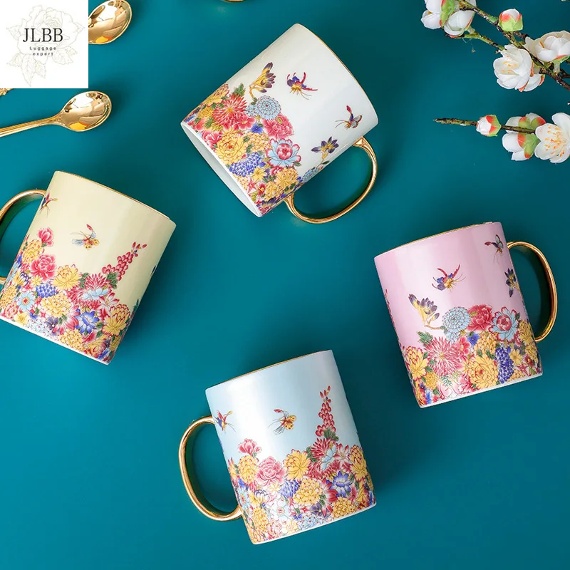 High Quality Bone China Coffee Cup With Gold Handle Embossed Flower Decoration Luxury Porcelain Tea Milk Water Mug Gift For Her
High Quality Bone China Coffee Cup With Gold Handle Embossed Flower Decoration Luxury Porcelain Tea Milk Water Mug Gift For Her