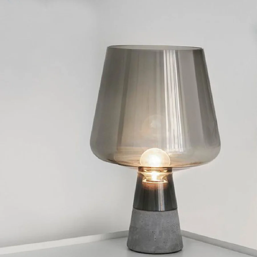 LukLoy LED Modern Industrial Table Lamp for Bedroom Bedside Gray Concrete Glass Desk Lamp for Reading Living Room Home Offices
LukLoy LED Modern Industrial Table Lamp for Bedroom Bedside Gray Concrete Glass Desk Lamp for Reading Living Room Home Offices