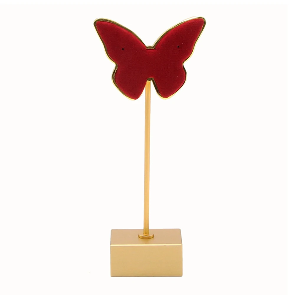 Fashion Earring Display Stand Metal Butterfly Earrings Stand Holder Shelf Jewelry Display Rack Earring Bracket-C
Fashion Earring Display Stand Metal Butterfly Earrings Stand Holder Shelf Jewelry Display Rack Earring Bracket-C