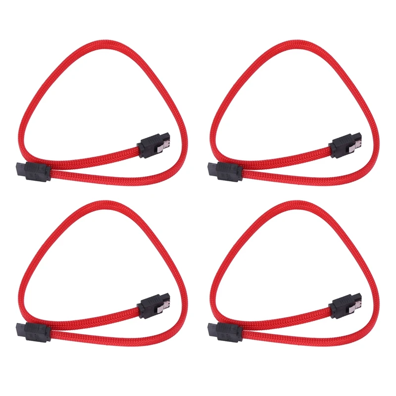 4pcs 50CM SATA 3.0 III SATA3 7Pin Data Cable 6Gb/S SSD Cables HDD Hard Disk Data Cord with Nylon Sleeved(Red)
4pcs 50CM SATA 3.0 III SATA3 7Pin Data Cable 6Gb/S SSD Cables HDD Hard Disk Data Cord with Nylon Sleeved(Red)