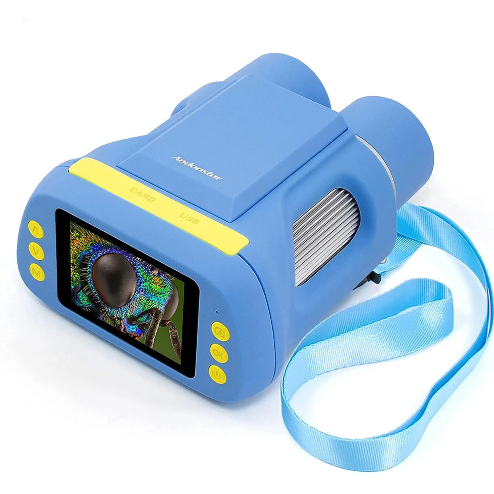 ANDONSTAR AD122 Kids Microscope&Telescope Double Lens Portable Handheld Microscope Binoculars Video Microscope Kit Blue
ANDONSTAR AD122 Kids Microscope&Telescope Double Lens Portable Handheld Microscope Binoculars Video Microscope Kit Blue