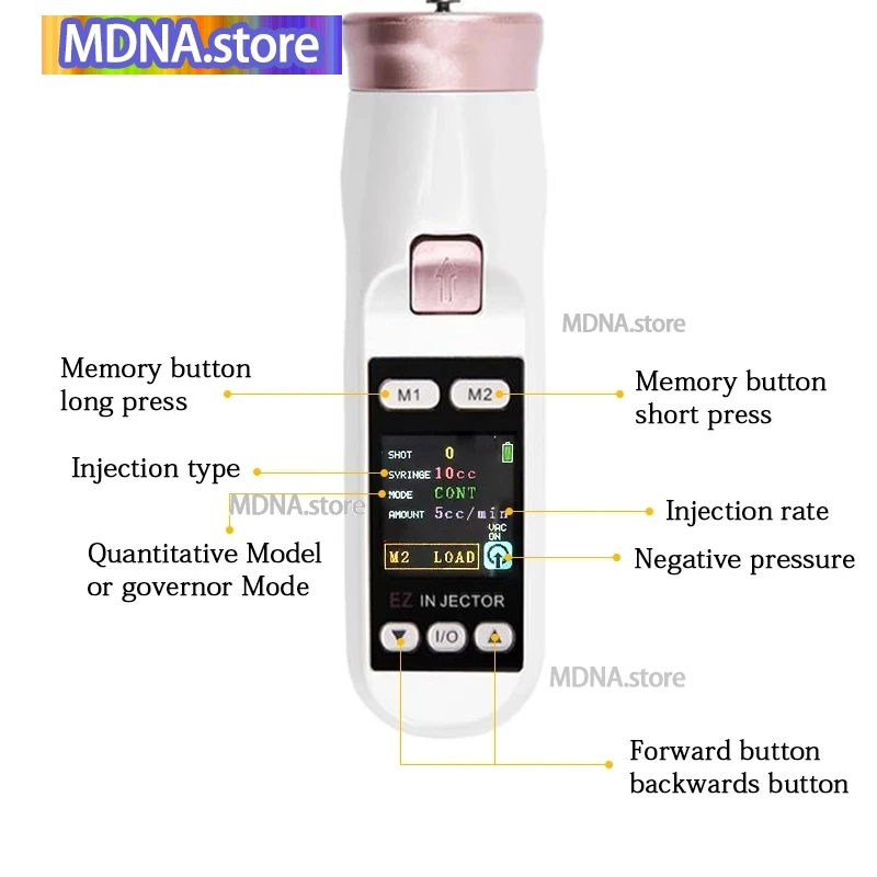 Korea Ez Water Gun Facial Injection Beauty Machine Moisturizer Shrink Pores Skin Care Face Massager Electric Dermal Injection
Korea Ez Water Gun Facial Injection Beauty Machine Moisturizer Shrink Pores Skin Care Face Massager Electric Dermal Injection