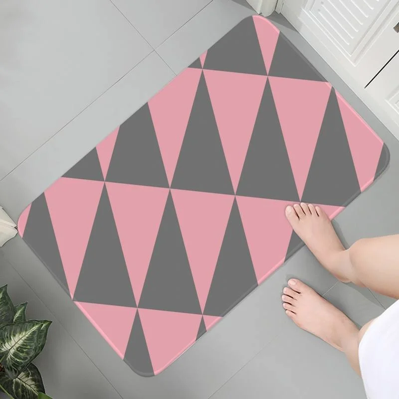 For Kitchen Bedroom Carpet Modern Washable Anti-slip Rug Mats Home And Comfort Pink And Grey Geometric Room Carpets Prayer Rug
For Kitchen Bedroom Carpet Modern Washable Anti-slip Rug Mats Home And Comfort Pink And Grey Geometric Room Carpets Prayer Rug