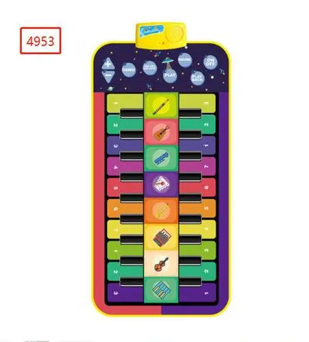 4 Styles Double Row Multifunction Musical Instrument Piano Mat Infant Fitness Keyboard Play Carpet Educational Toys For Kids 
4 Styles Double Row Multifunction Musical Instrument Piano Mat Infant Fitness Keyboard Play Carpet Educational Toys For Kids