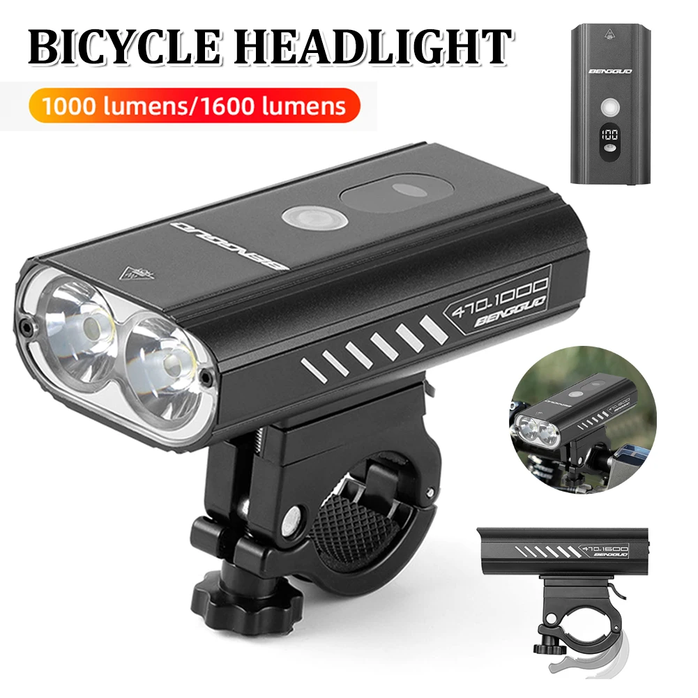 1000/1600 Lumen Bicycle Headlight High Brightness Bike Front Lamp Auto Sensing Rechargeable Mountain Bike Head Light Flashlight
1000/1600 Lumen Bicycle Headlight High Brightness Bike Front Lamp Auto Sensing Rechargeable Mountain Bike Head Light Flashlight