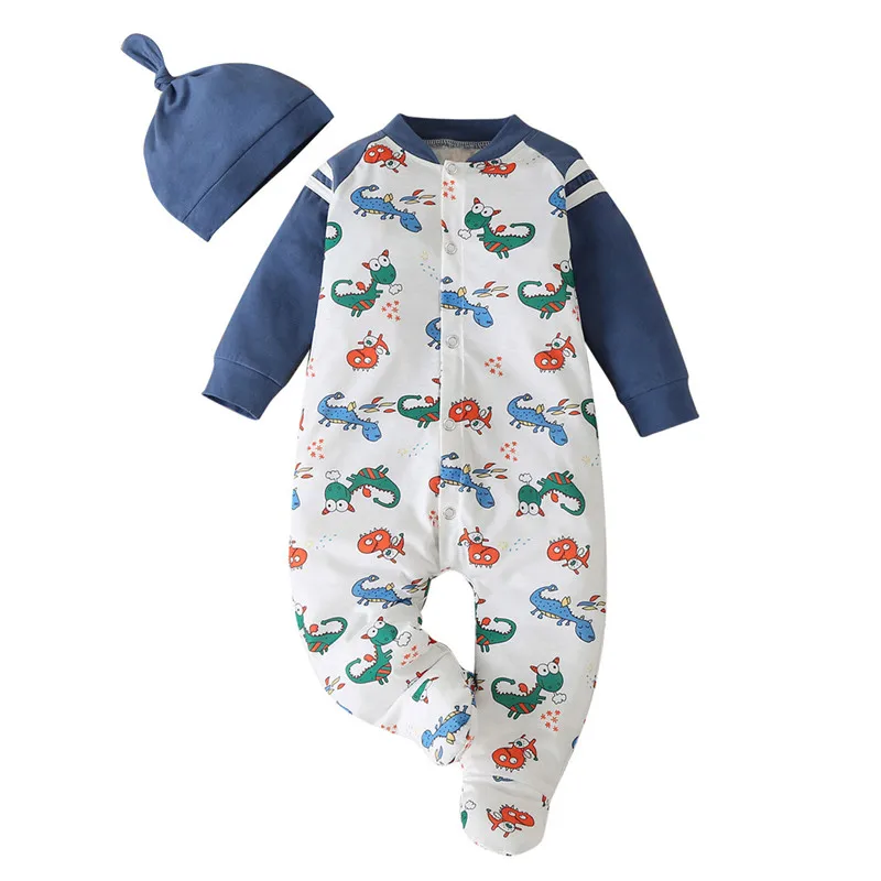 Jumping Meters 0-12M Dinosaurs Print Newbron Baby Girls Clothes One-Piece Hat Pajamas Kids Jumpsuit Fashion Long Sleeve Romper
Jumping Meters 0-12M Dinosaurs Print Newbron Baby Girls Clothes One-Piece Hat Pajamas Kids Jumpsuit Fashion Long Sleeve Romper