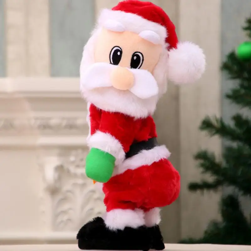 Robot Santa Claus Doll Dancing Plush Electronic Musical Toy Twerking Singing Christmas Home Decor For Children Christmas Gift
Robot Santa Claus Doll Dancing Plush Electronic Musical Toy Twerking Singing Christmas Home Decor For Children Christmas Gift