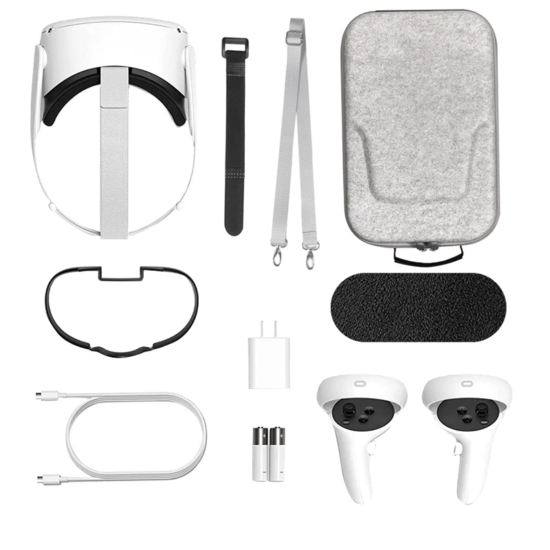 For Oculus Quest 2 Case Travel and Home Storage Accessory Oculus 2 VR Case with Shoulder Strap and VR Lens Spacer
For Oculus Quest 2 Case Travel and Home Storage Accessory Oculus 2 VR Case with Shoulder Strap and VR Lens Spacer