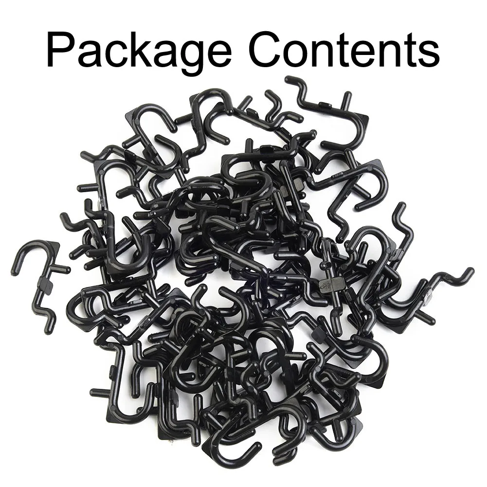 100pcs Plastic Pegboard Hooks Pegs Board Organizer Assortment Kit Garage Work Shop Storage Rack J Hook Display Shelf Hanger
100pcs Plastic Pegboard Hooks Pegs Board Organizer Assortment Kit Garage Work Shop Storage Rack J Hook Display Shelf Hanger
