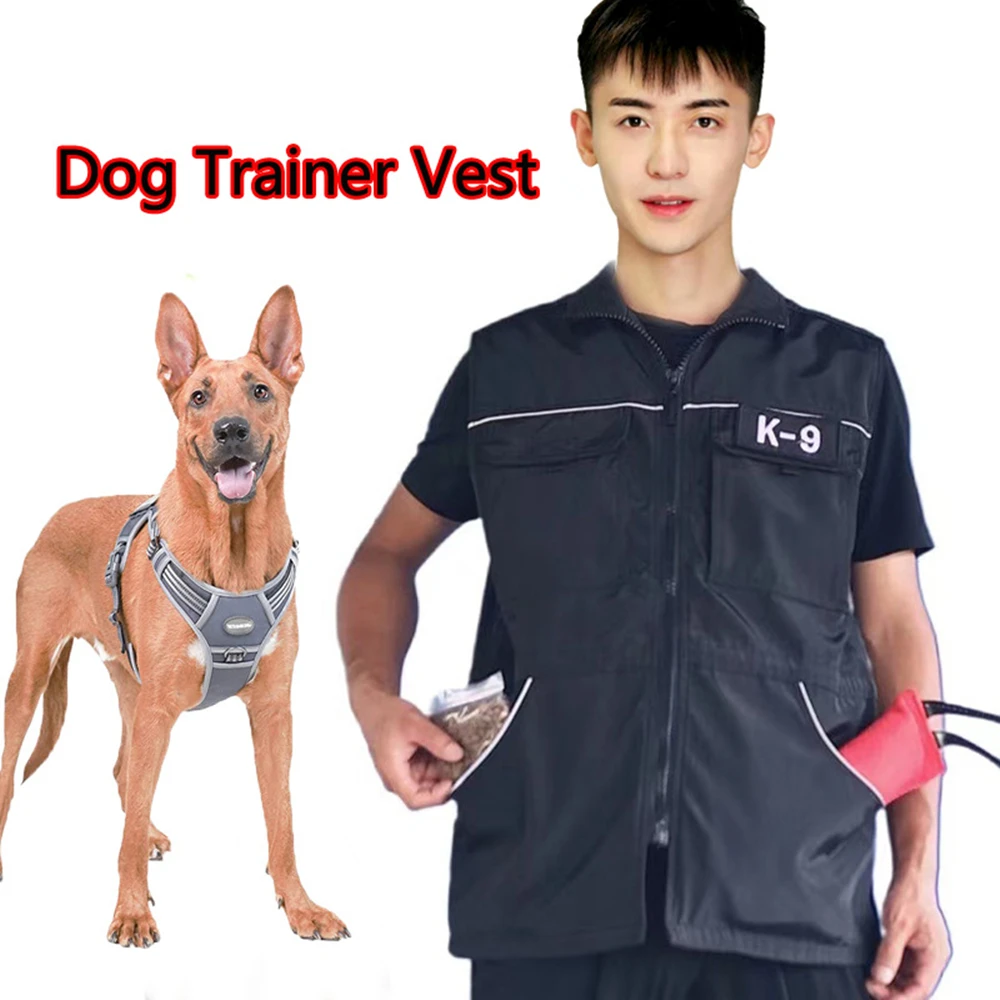 Trainer Vest Dog Trainer Clothes Fishing With Large Pockets Pet Dogs Training Clothes For Dog Equipment Training Supplies M/Xxxl
Trainer Vest Dog Trainer Clothes Fishing With Large Pockets Pet Dogs Training Clothes For Dog Equipment Training Supplies M/Xxxl