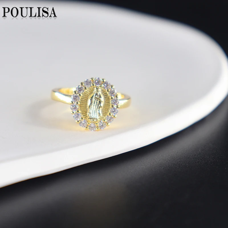 Poulisa Gold Color Statue Cubic Zirconia Rings for Women Party Accessory Birthday Creative Retro Adjustable Ring Jewelry
Poulisa Gold Color Statue Cubic Zirconia Rings for Women Party Accessory Birthday Creative Retro Adjustable Ring Jewelry