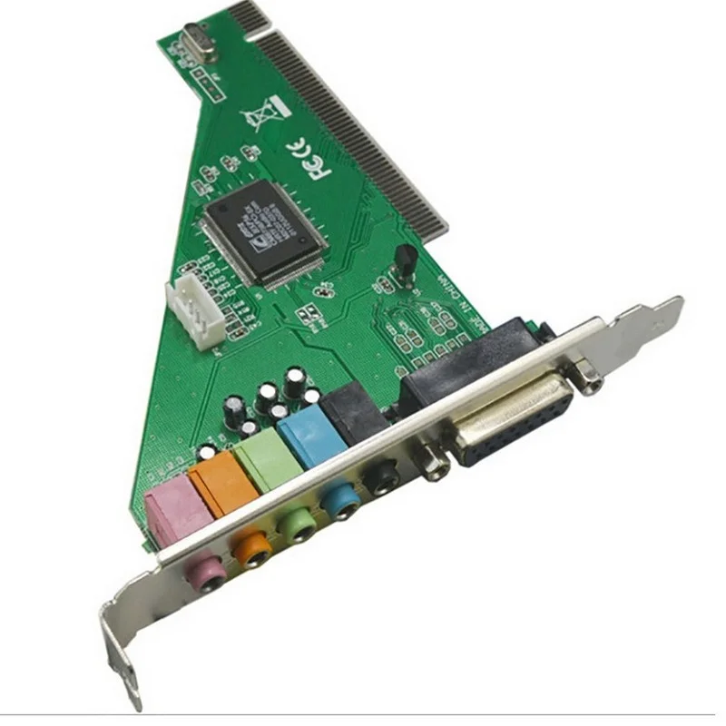 

Desktop Computer Built-in Independent Sound Card 8738 PCI Sound Card 4.1 Mixed Karaoke/karaoke Support Win10