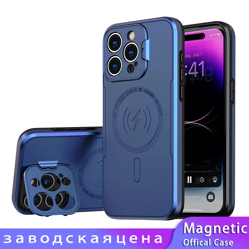 For iPhone 14 Cases with Camera Cover Stand, Magnetic Mobile Phone Shell Kickstand Case for iPhone 14 13 12 11 Pro Max
For iPhone 14 Cases with Camera Cover Stand, Magnetic Mobile Phone Shell Kickstand Case for iPhone 14 13 12 11 Pro Max