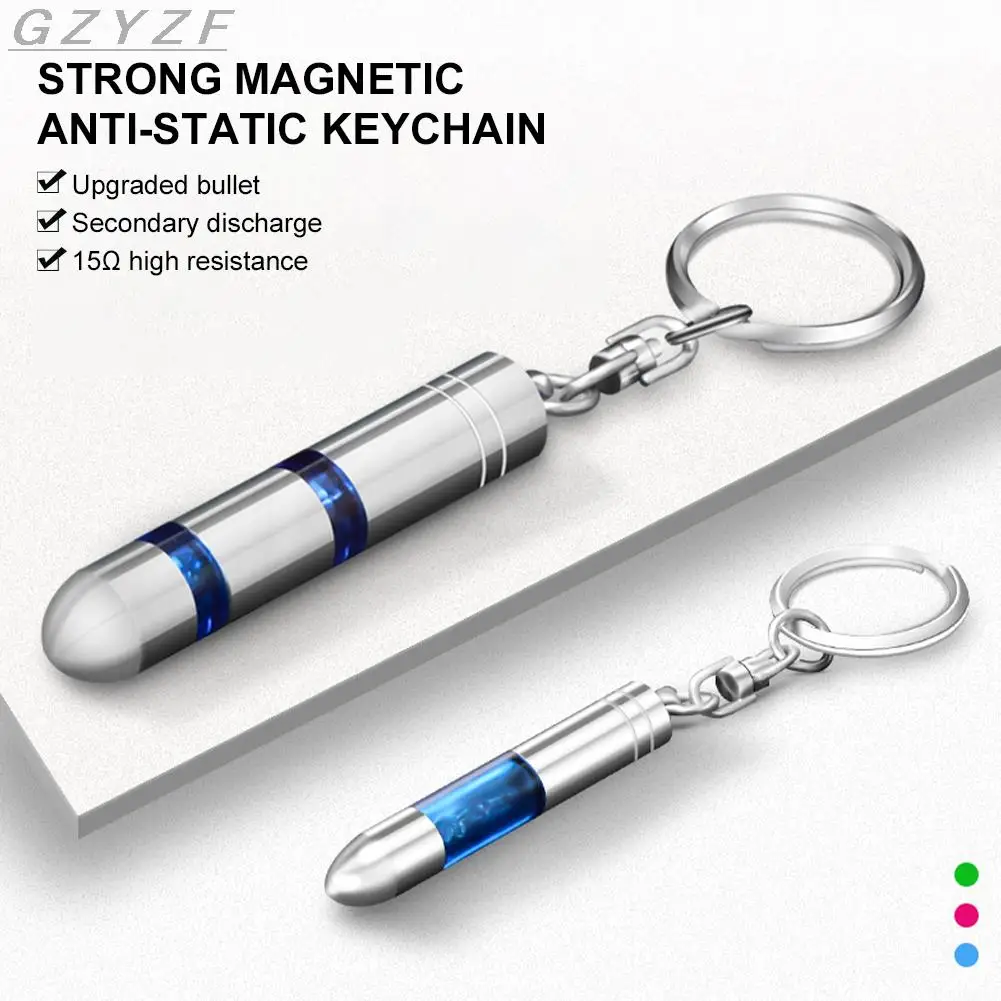 High Voltage Anti-Static Keychain Portable Car Body Static Eliminator Discharger Key Ring with LED Light Interior Accessories
High Voltage Anti-Static Keychain Portable Car Body Static Eliminator Discharger Key Ring with LED Light Interior Accessories
