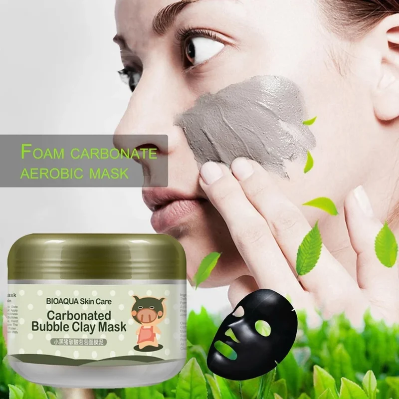 Carbonated Bubble Face Mask Mud Cleansing Repair Exfoliating Moisturizing Collagen Mask Nourishing Whitening Skin Care 100g
Carbonated Bubble Face Mask Mud Cleansing Repair Exfoliating Moisturizing Collagen Mask Nourishing Whitening Skin Care 100g