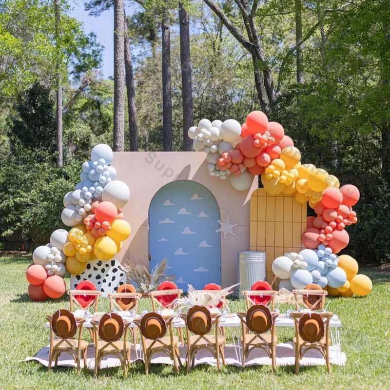 

Balloon Garland Kit Wedding Decoration 236Pcs Macaron Blue Coral Lemon Ballon Kid Baby Shower Birthday Outdoor Party Supplies