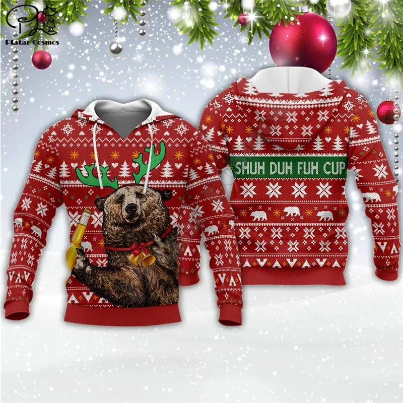 Bear Beer Shud Duh Fuh Cup Ugly Christmas Knitting Pattern 3D Print Pullover Streetwear Unisex Hoodies/Sweatshirt/Zipper Hoodies
Bear Beer Shud Duh Fuh Cup Ugly Christmas Knitting Pattern 3D Print Pullover Streetwear Unisex Hoodies/Sweatshirt/Zipper Hoodies