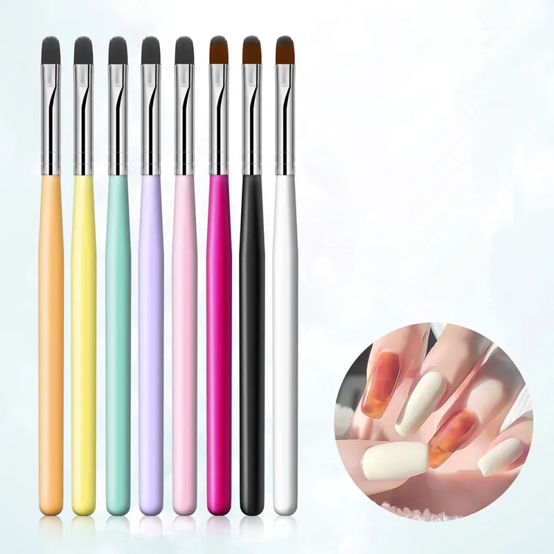 1PCS Nails Art Brush Solid Color Gradient Round Head Brush For Nails Builder Coating Painting Pen DIY Manicure Accessories Tools
1PCS Nails Art Brush Solid Color Gradient Round Head Brush For Nails Builder Coating Painting Pen DIY Manicure Accessories Tools