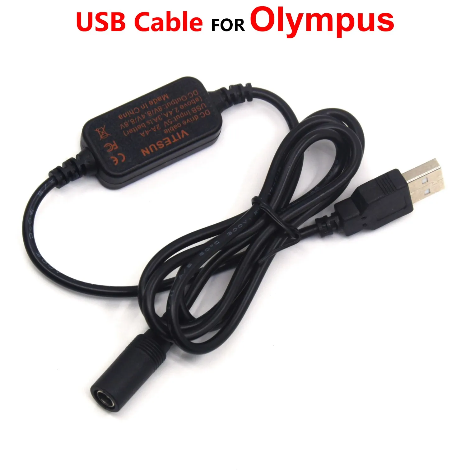 Power Bank USB Cable Fits DC Coupler PS-BLN1 BLN-1 BLN-1 Dummy Battery For Olympus Digital Cameras OM-D E-M5 II 2 E-M1 PEN E-P5
Power Bank USB Cable Fits DC Coupler PS-BLN1 BLN-1 BLN-1 Dummy Battery For Olympus Digital Cameras OM-D E-M5 II 2 E-M1 PEN E-P5