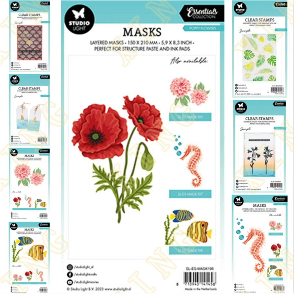 Tropical Poppy Flowers 2023 New Metal Cutting Dies Clear Stamps Stencil for 2023 Scrapbook Diary Decoration Embossing Template
Tropical Poppy Flowers 2023 New Metal Cutting Dies Clear Stamps Stencil for 2023 Scrapbook Diary Decoration Embossing Template