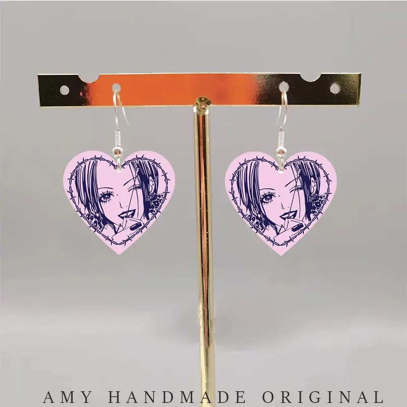 Acrylic Heart NANA Earring Anime Oosaki Nana Drop Earrings Accessorie Jewelry Customizable Gifts For Friends Fans
Acrylic Heart NANA Earring Anime Oosaki Nana Drop Earrings Accessorie Jewelry Customizable Gifts For Friends Fans