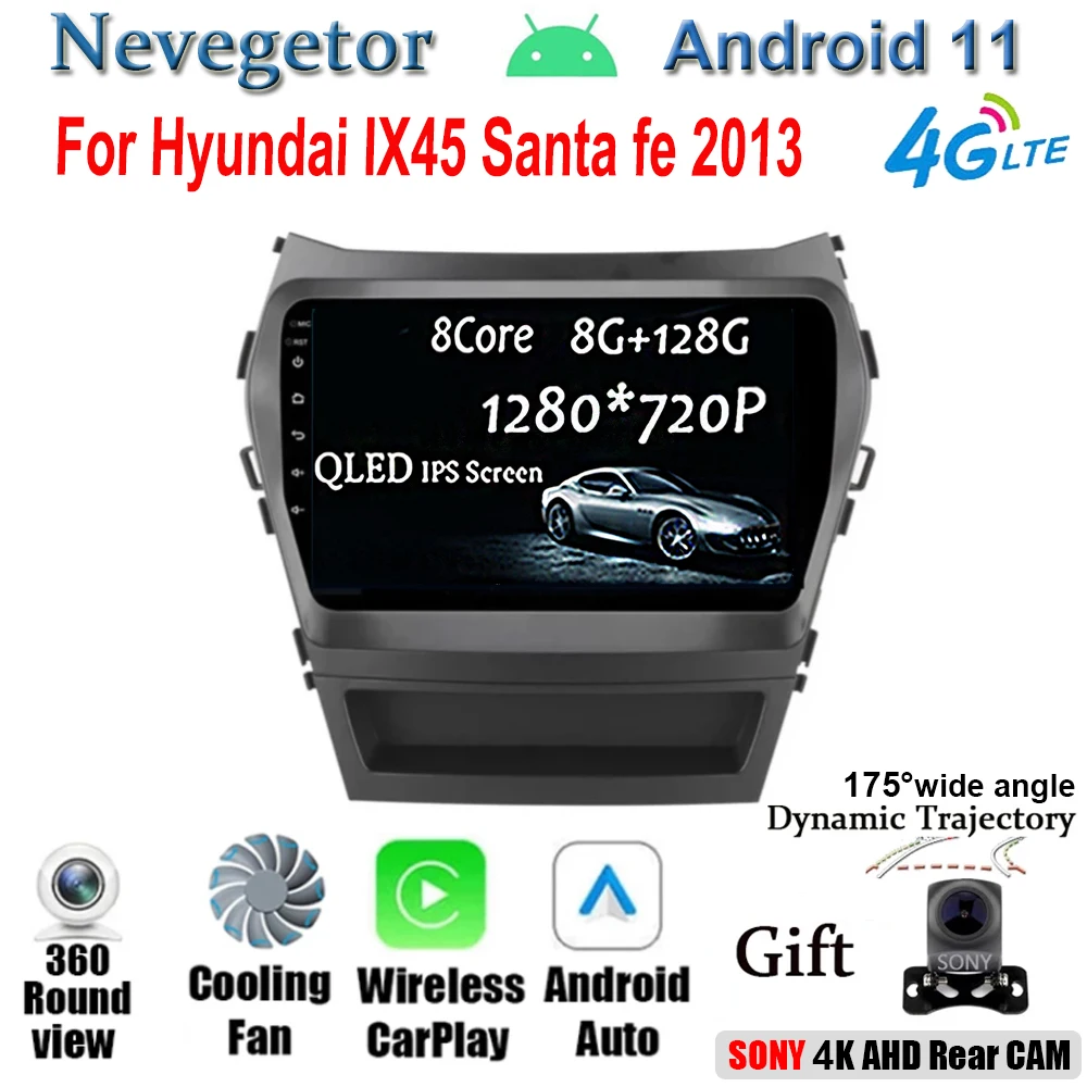 Android11.0 для Hyundai IX45 Santa fe 2013, автомобильное радио, мультимедийный видеоплеер, GPS-навигация, без DVD, 2 Din, Восьмиядерный, 4G
Android11.0 для Hyundai IX45 Santa fe 2013, автомобильное радио, мультимедийный видеоплеер, GPS-навигация, без DVD, 2 Din, Восьмиядерный, 4G