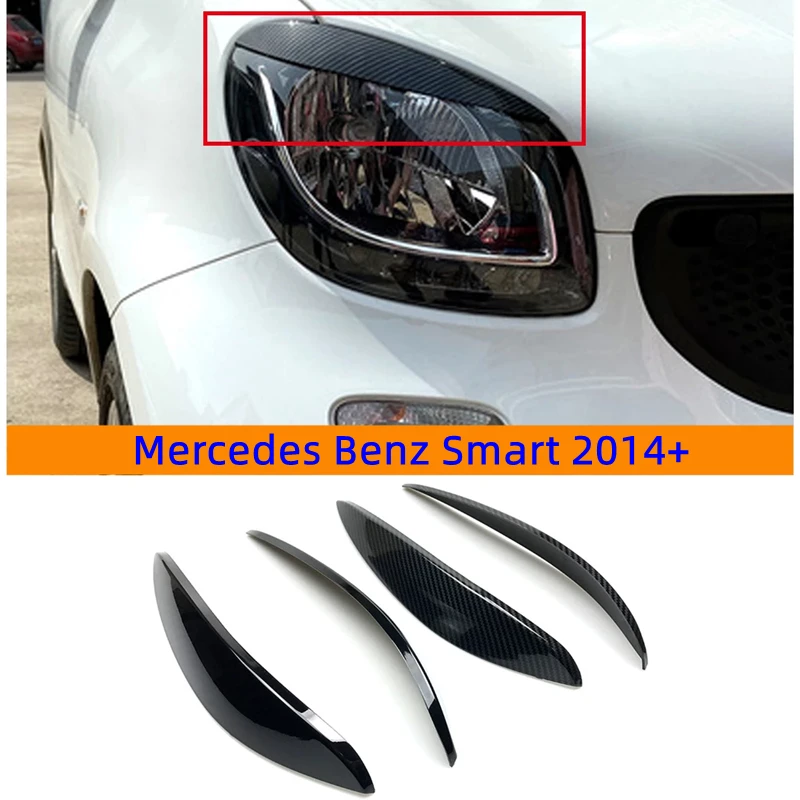 For Mercedes-Benz Smart 2014+ Car Headlight Lamp Eyebrow Decoration Car Sticker Decorative Cover Car Styling Modification
For Mercedes-Benz Smart 2014+ Car Headlight Lamp Eyebrow Decoration Car Sticker Decorative Cover Car Styling Modification