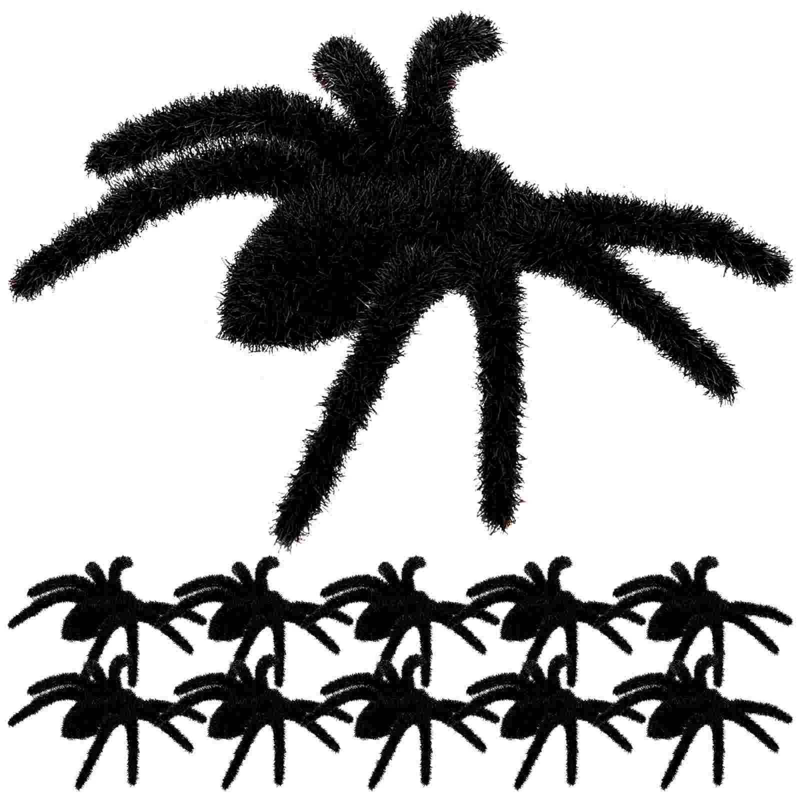 12 Pcs Spider Props Plastic Spiders Fake Hairy Flocking Halloween Party Decorations Accessory Furry Realistic
12 Pcs Spider Props Plastic Spiders Fake Hairy Flocking Halloween Party Decorations Accessory Furry Realistic