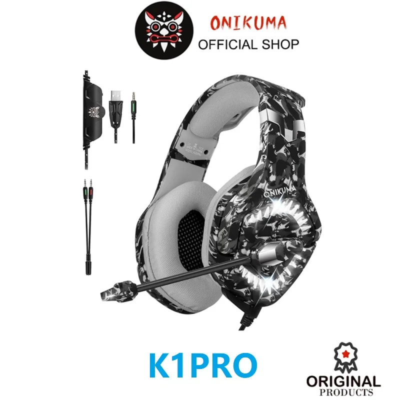 ONIKUMA-K1PRO PS4 гарнитура Bass; Игровые наушники; Шлем с микрофоном; Для ноутбука, компьютера; Проводные игровые наушники
ONIKUMA-K1PRO PS4 гарнитура Bass; Игровые наушники; Шлем с микрофоном; Для ноутбука, компьютера; Проводные игровые наушники